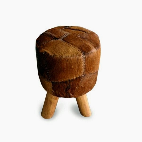 Interesting proposals for stool made of fur!