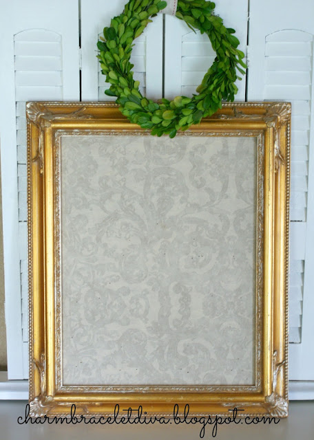 ornate vintage gilded thrift store frame