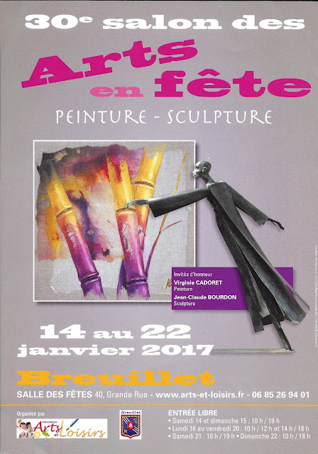 30 e SALON D'ART à BREUILLET DU 14 au 22 JANVIER