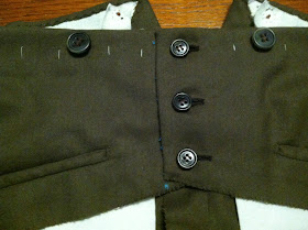 Victorian Tailoring: 1830s Broadfall Trousers: Finished
