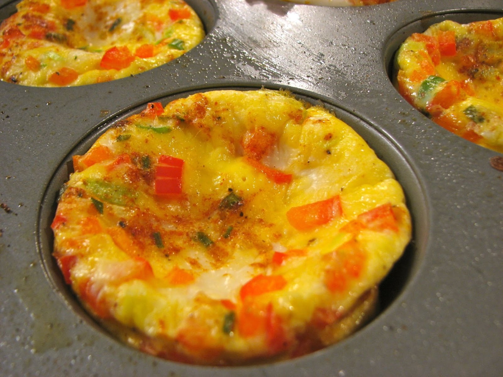 Delectably Mine Baked Egg "Muffins"