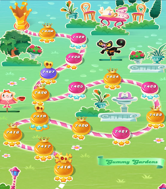 Candy Crush Saga level 7416-7430 Candy Crush Saga level 7416-7430
