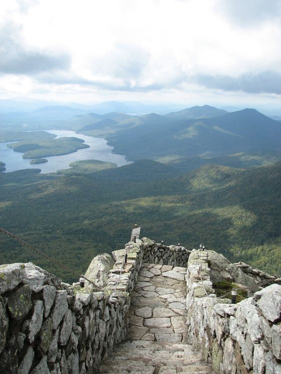 Whiteface Mountain steps, New York State, USA