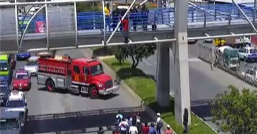 Escolar intentó suicidarse saltando de un puente en Tacna Escolar intentó suicidarse saltando de un puente en Tacna