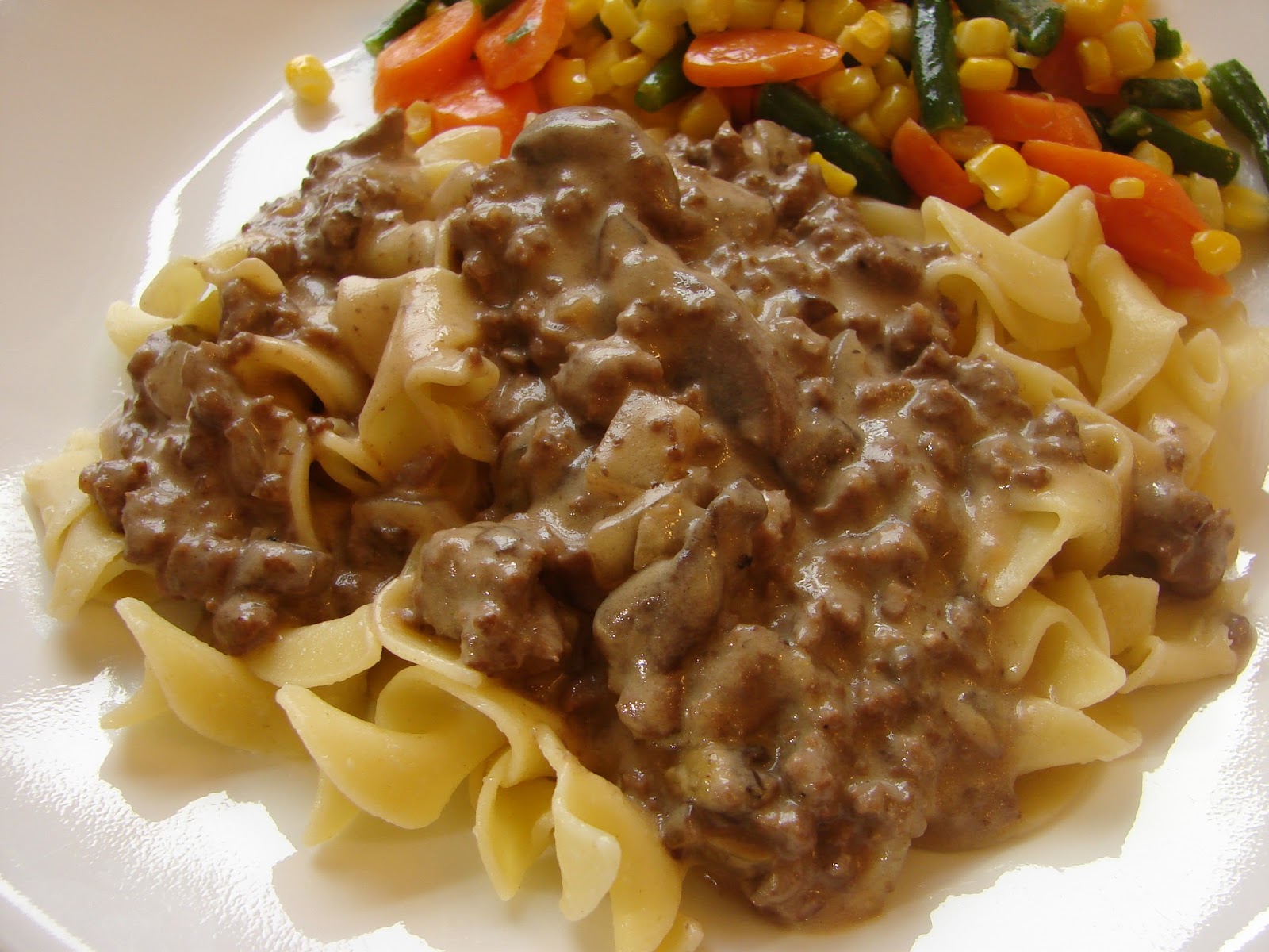 A Bear in the Kitchen Easy Hamburger Stroganoff