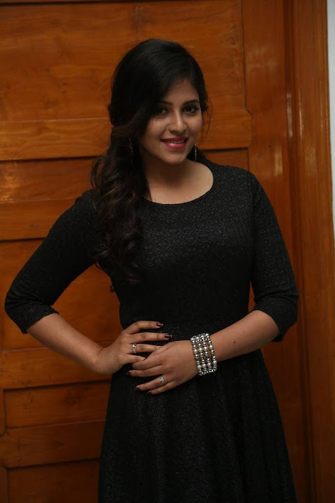 Anjali at Chitrangada Movie Success Meet