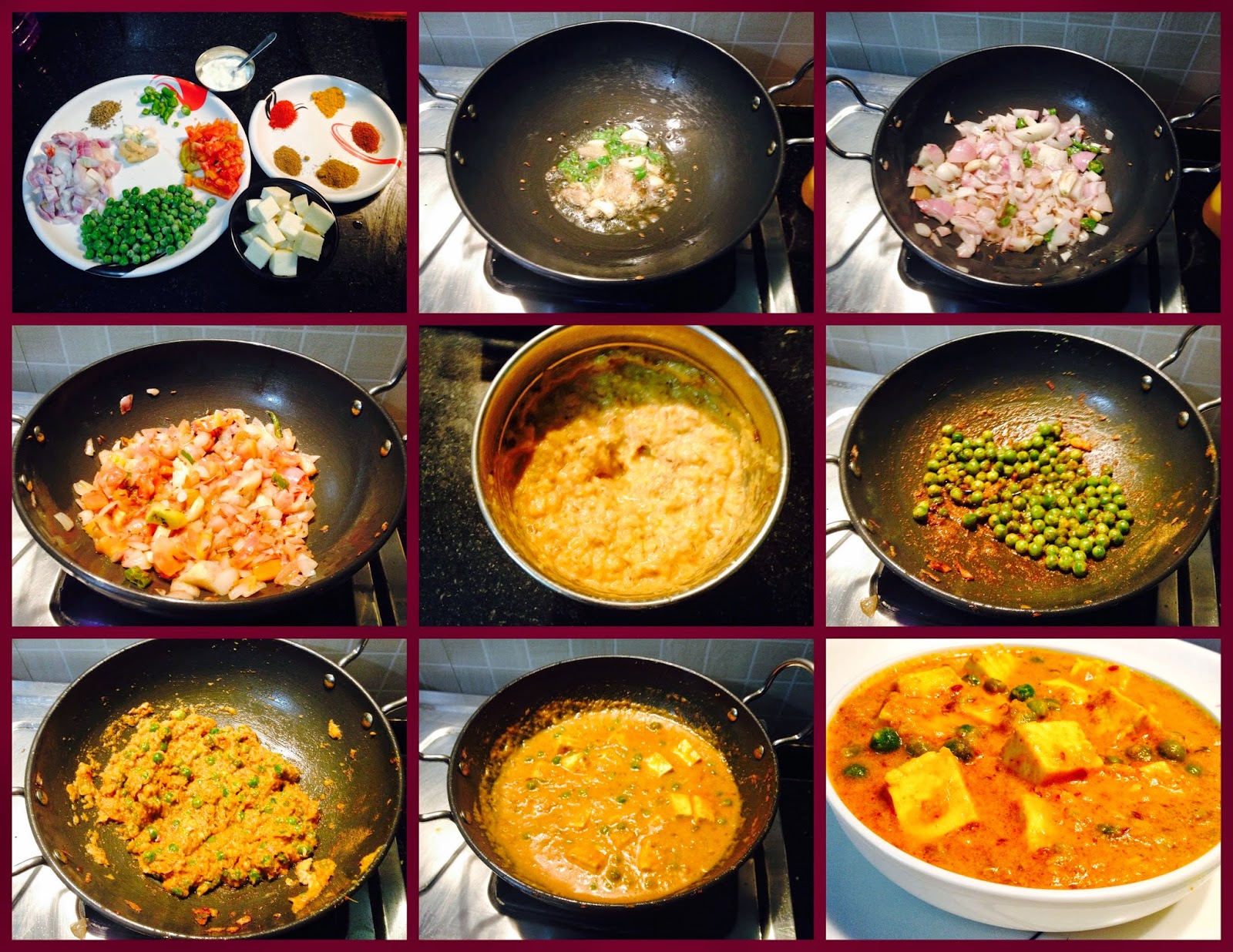 Kabita's Kitchen Matar Paneer