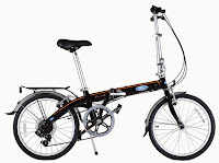Ford by Dahon Convertible 7 Speed Folding Bicycle, Black, image, review