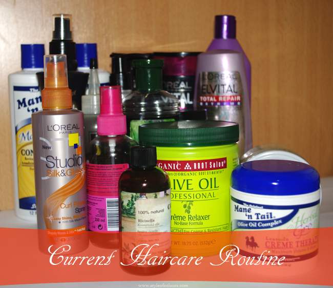 Current Haircare Routine, What I use on my hair, Haircare, Hair products