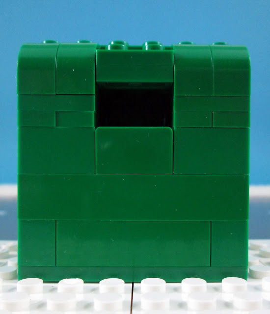 Reciclagem para todos - MOC LEGO Ecoponto Vidro no ecoponto verde