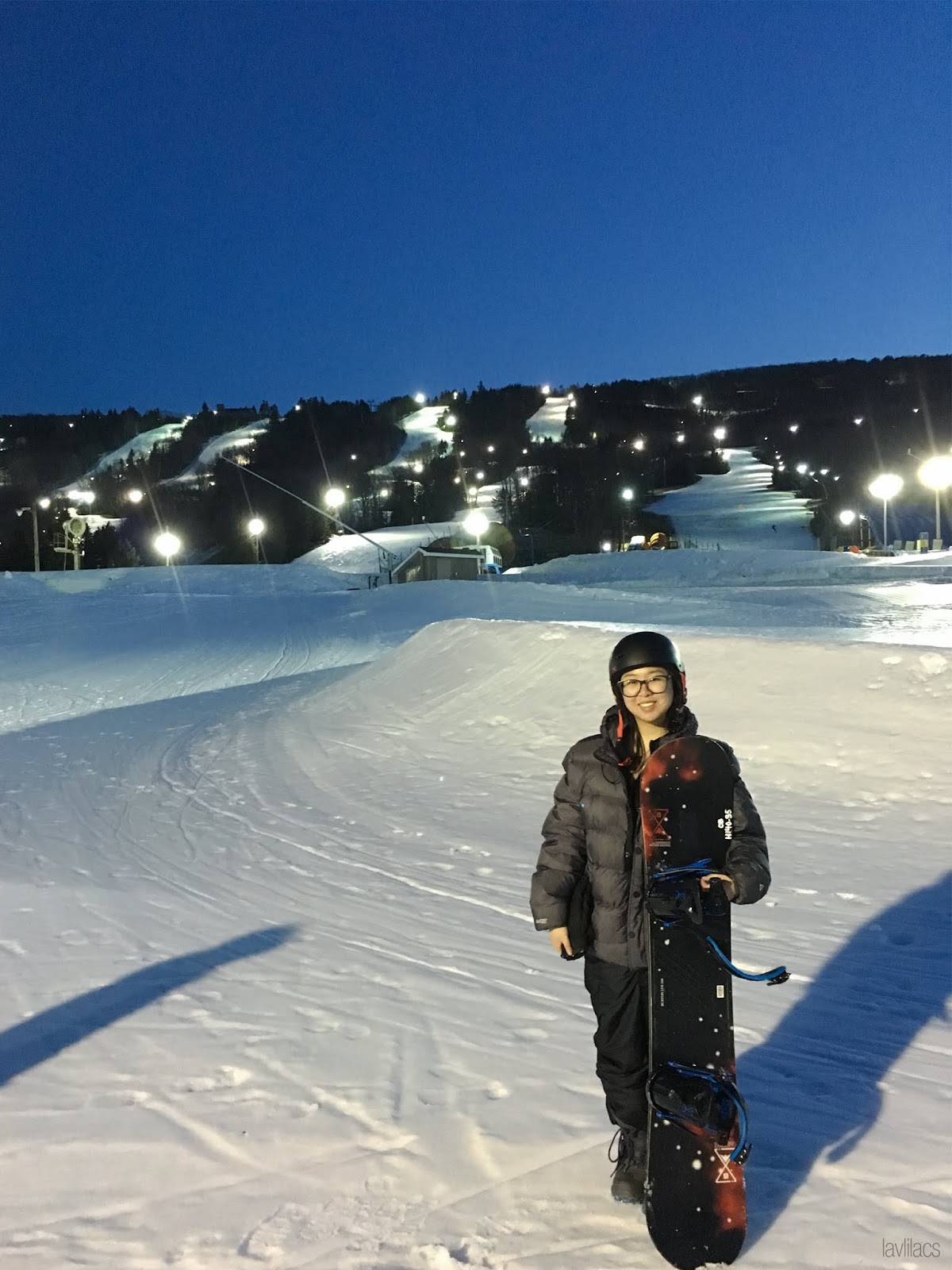 Camelback 2016 Ski Resort Bunny Hill at night