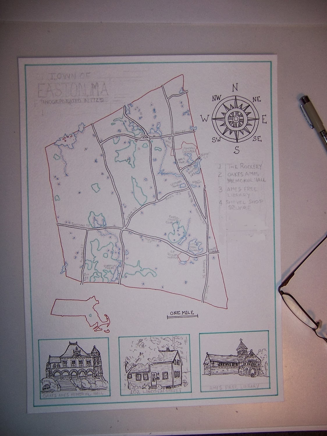 River's Edge Maps Easton, MA Map Commission