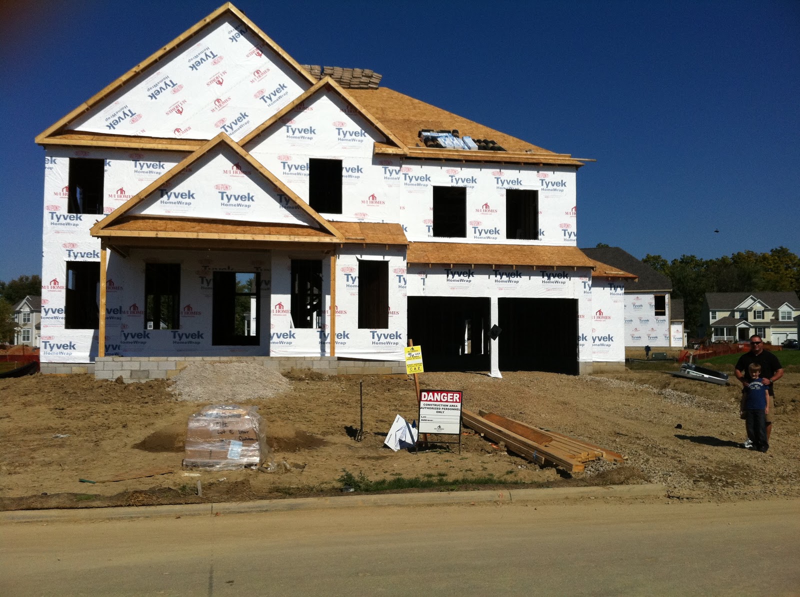 The Britton House House Wrapping...