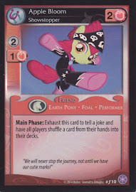 My Little Pony Apple Bloom, Showstopper The Crystal Games CCG Card