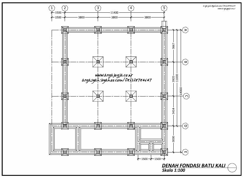 Contoh Gambar Kerja dan Desain  Jasa Desain  Paket D