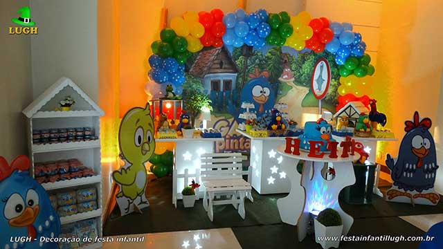 Decoração infantil provençal tema Galinha Pintadinha