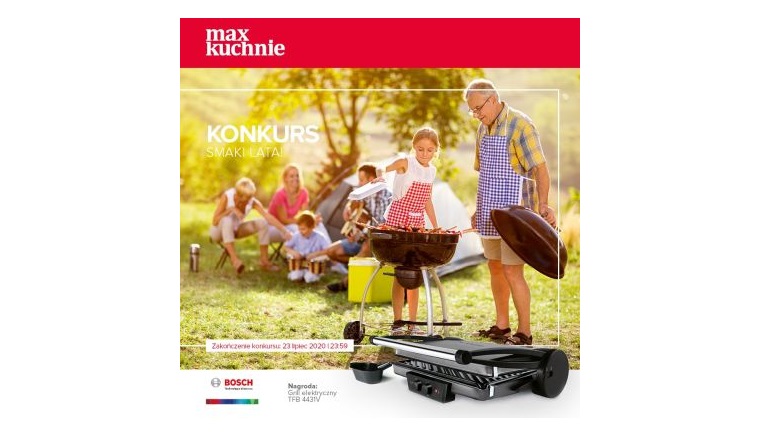 Wygraj Grill elektryczny Bosch Home TFB 4431V Konkurs