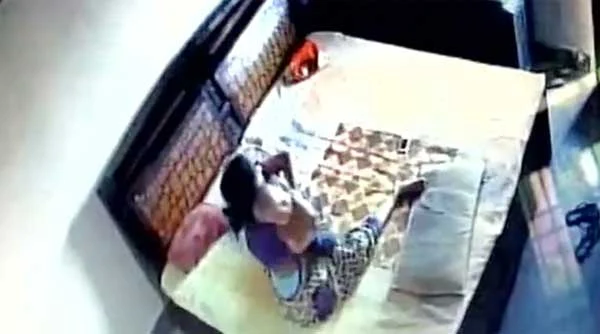 Disturbing CCTV visuals show woman beating son, Injured, Father, Complaint, Police, Wife, Accused, Arrest, National