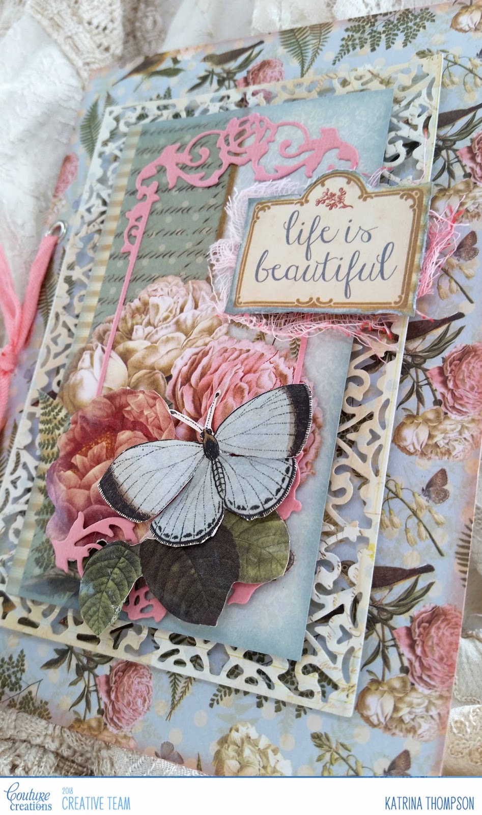 Journaling Card by Katrina Thompson - Couture Creations
