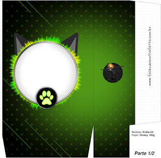 Cat Noir: Cajas para Imprimir Gratis. Cajas de Cat Noir para imprimir gratis.