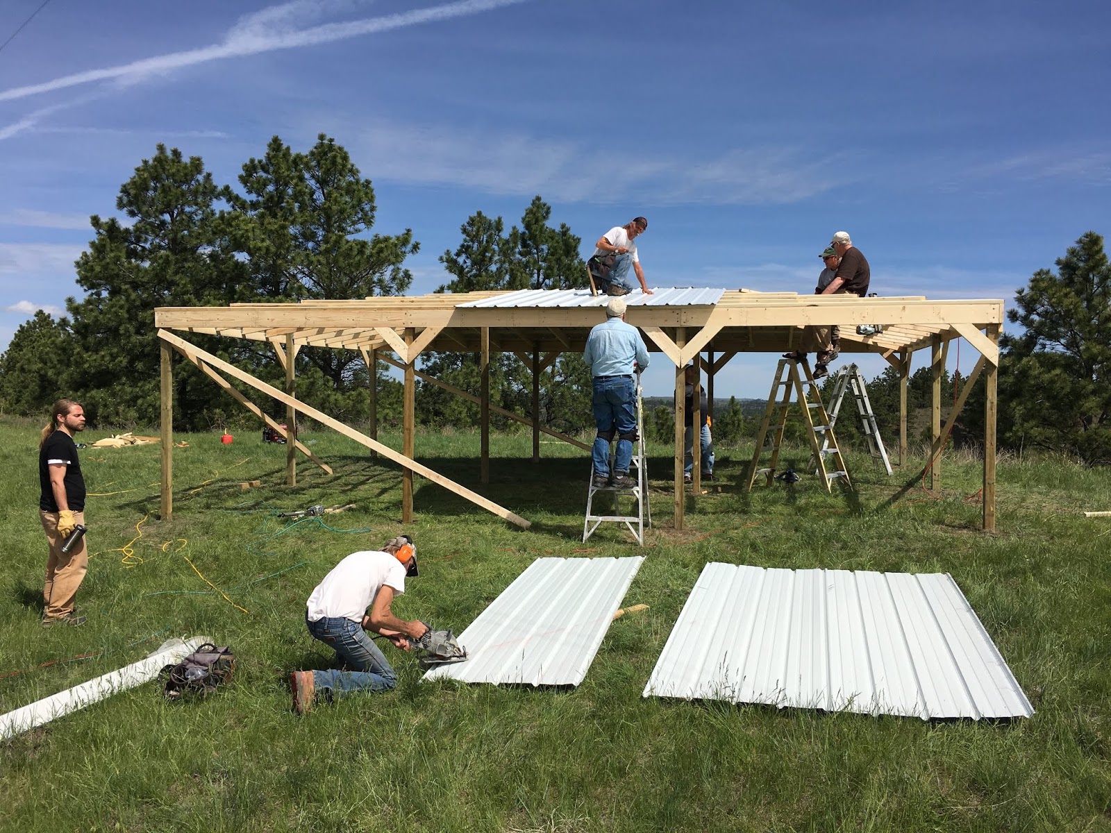 PrairieLakes Journeys from a Two Spirited View HHB Minnesota Camp May 1921 Framing Shelters