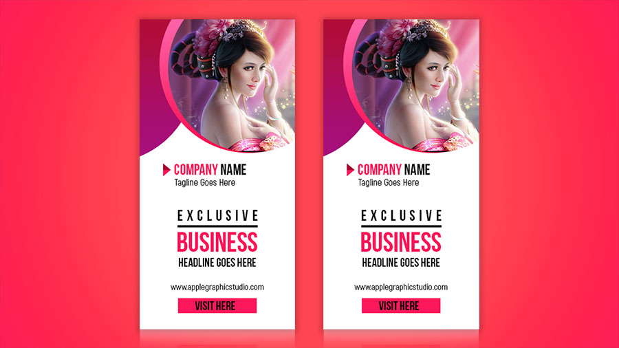 300 X 600 Eye Catching Web Banner Design Photoshop Tutorial
