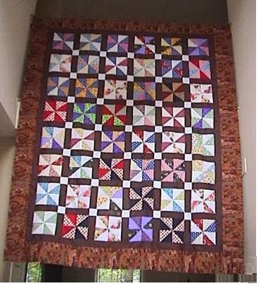 Big Pinwheel Quilt Top