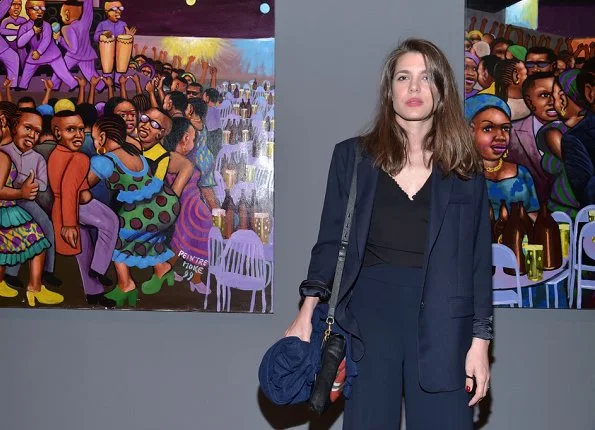 Charlotte Casiraghi,Clotilde Courau and Melita Toscan du Plantier attend "Art Afrique, Le Nouvel Atelier" Exhibition Opening at Fondation Louis Vuitton in Paris