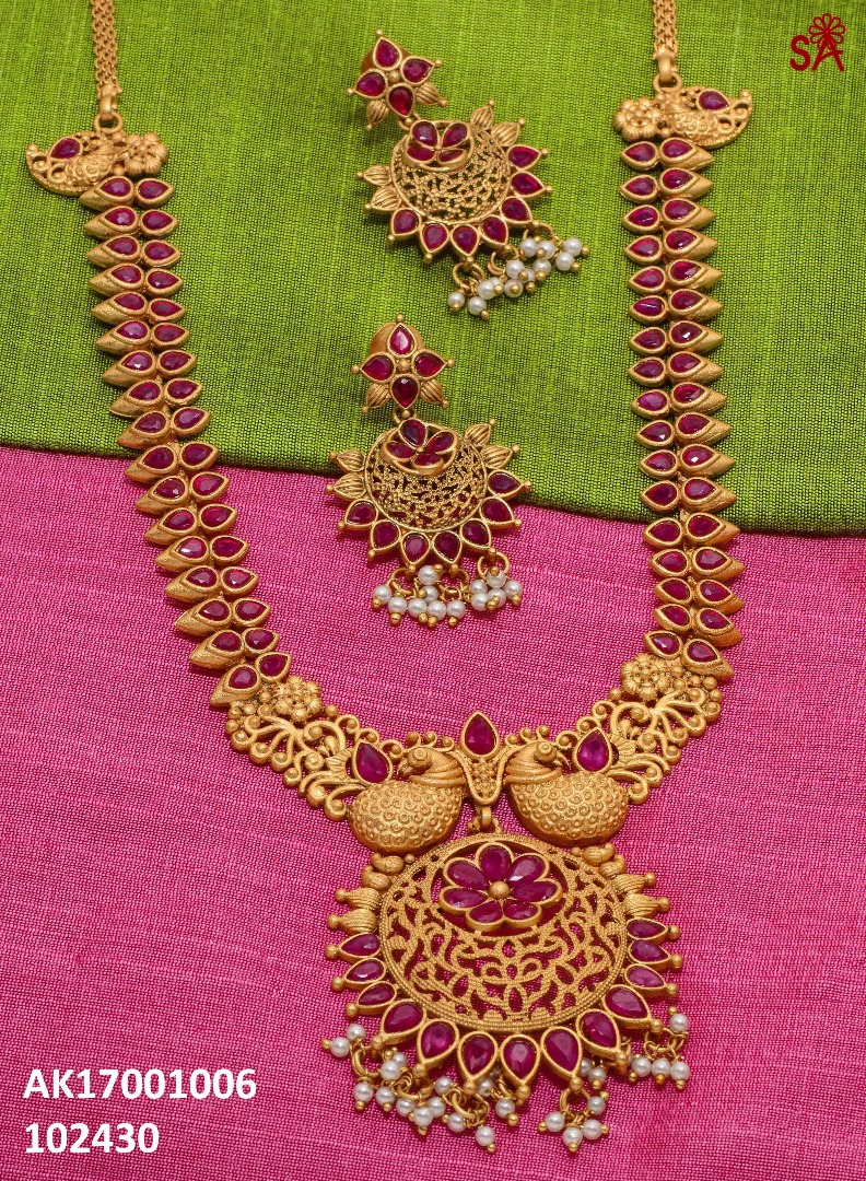 Bridal Neck Sets | Buy Online 1 gram jewelelry at reasonable prices