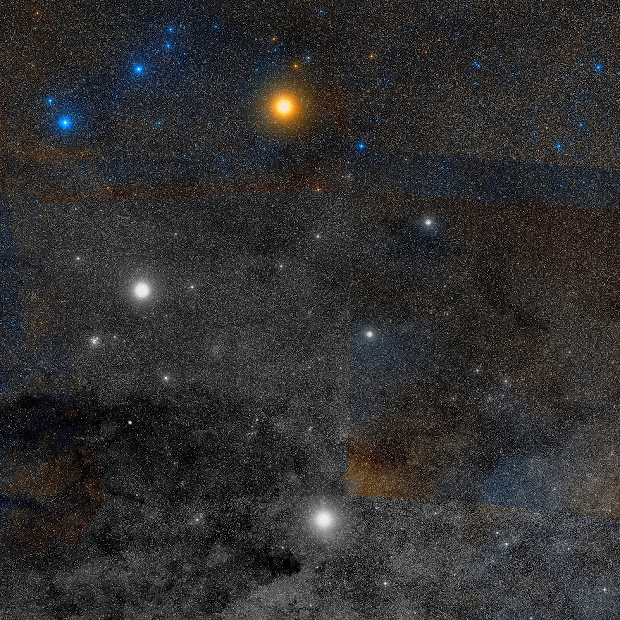 New DSS2 image of the Southern Cross and the Coalsack