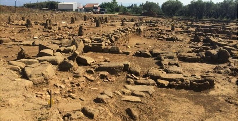 Roadworks reveal ancient city in Western Greece