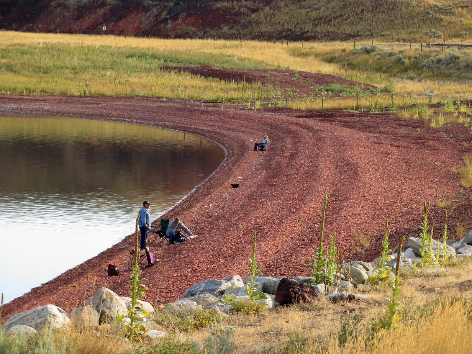 Gravel Beach Lake DeSmet