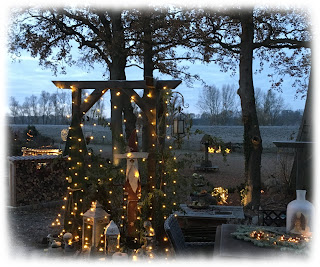 Weihnachtsbeleuchtung im Garten Weihnachtsbeleuchtung im Garten