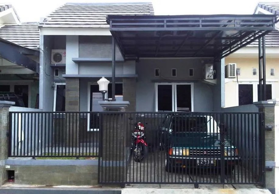 Model Garasi Mobil Depan Rumah Minimalis Rancangan Desain Rumah