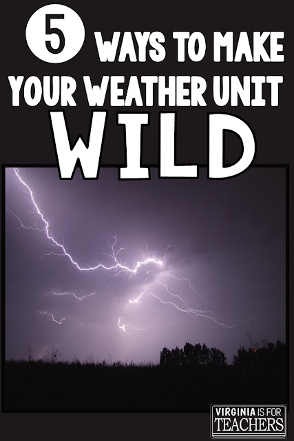 Make your kids WILD about learning with these Wild about Weather ideas on Virginia is for Teachers.