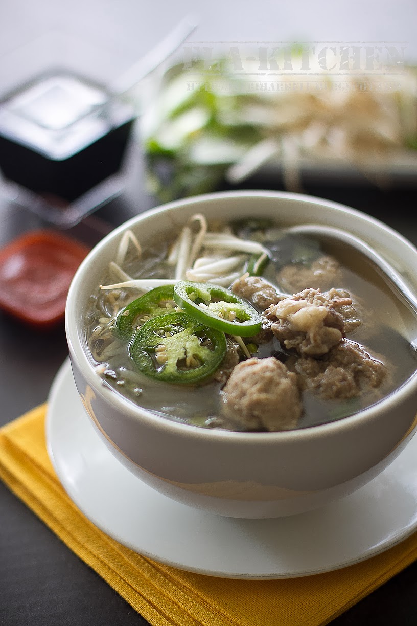 flakitchen Home Made Pho / Meatballs soup