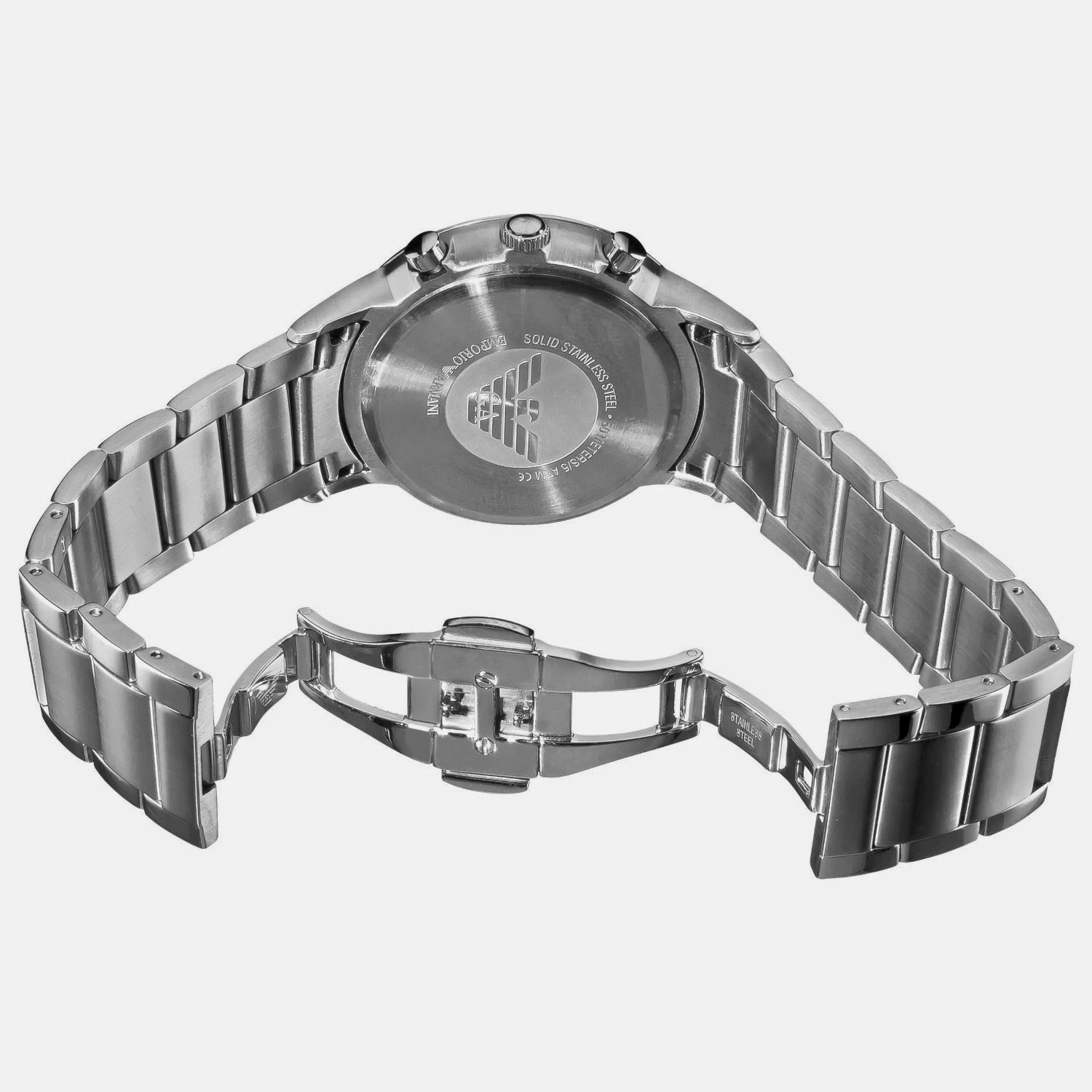 Emporio Armani AR2434 Classic Chronograph Mens Watch - Avenue Online