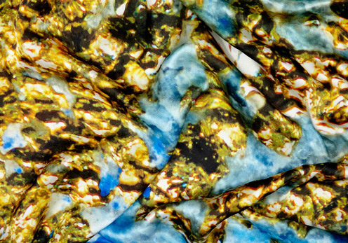 Rock and Mineral Scanned Fabric - 4