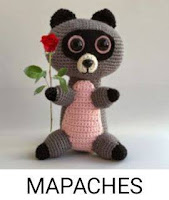 PATRONES MAPACHES AMIGURUMI