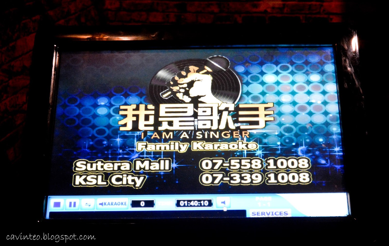 Entree Kibbles I am a Singer Family Karaoke (我是歌手) KSL City Shopping