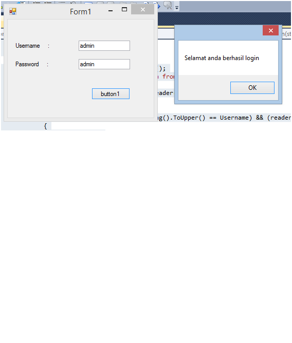 Bagaimana cara membuat sebuah form login di visual studio dengan ...