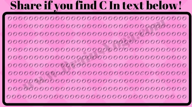 Hunt For Hidden Letter C to exercise your eyes