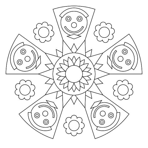 Mandala Coloring Pages For Kids Parenting Times