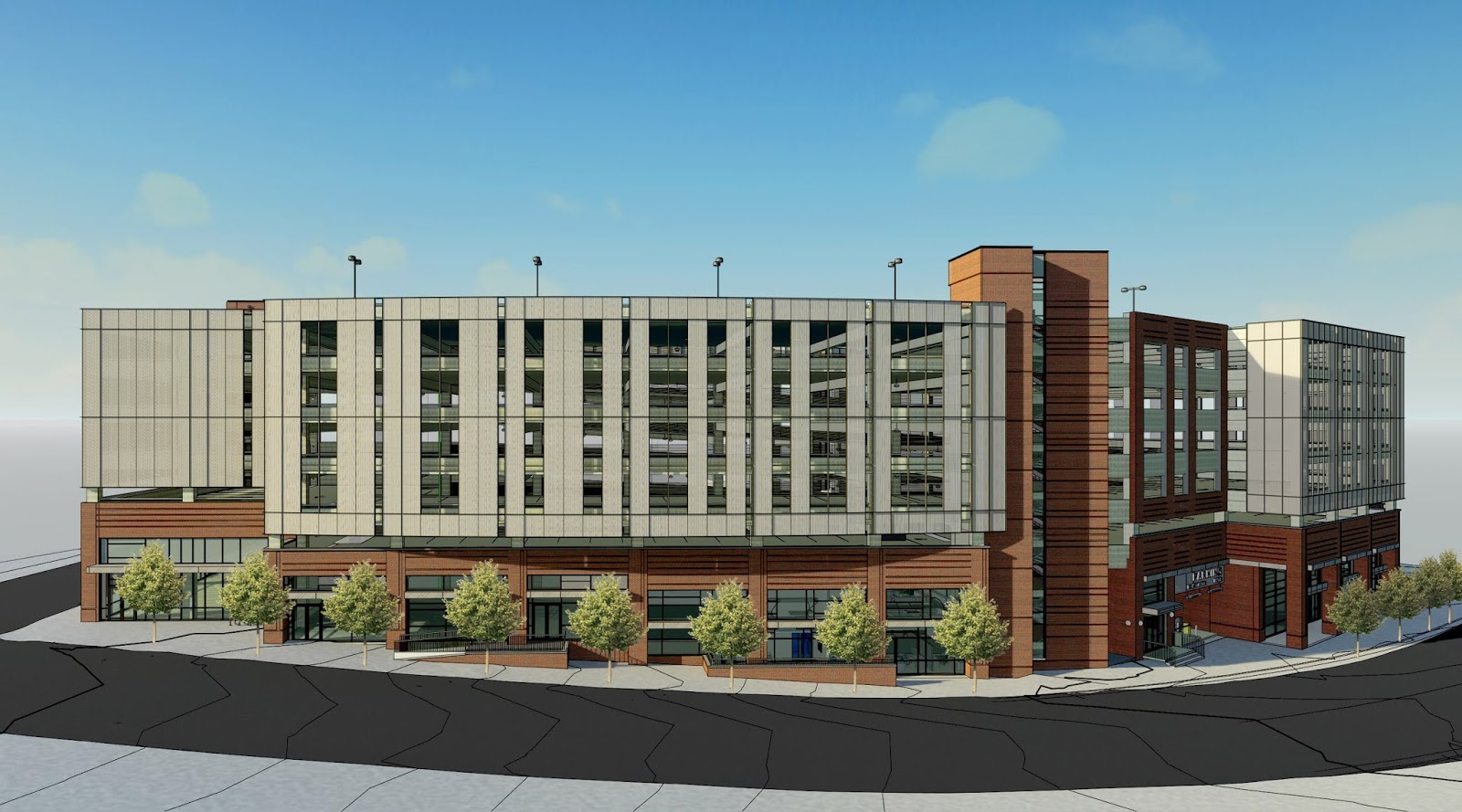 Durham's Mixed Use Parking Garage