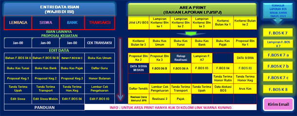 Contoh Aplikasi Spj Bos Sd Smp Format Excel Dilengkapi Cetak