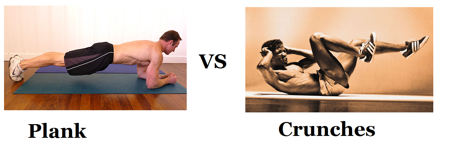 Planks vs Crunches What you Need to know Plank Exercises Routine