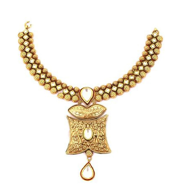 Gold Necklace by VelvetCase.com- Rs. 1,90,429 Gold Necklace by VelvetCase.com- Rs. 1,90,429