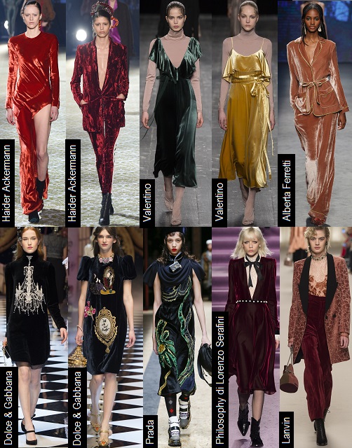 On trend: Velvet fabric