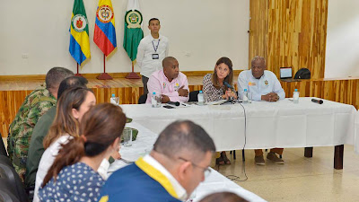 Vicepresidenta lideró reunión con autoridades del Chocó