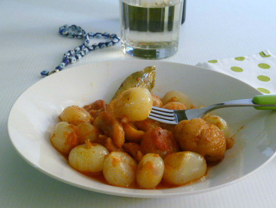 stifado con le castagne